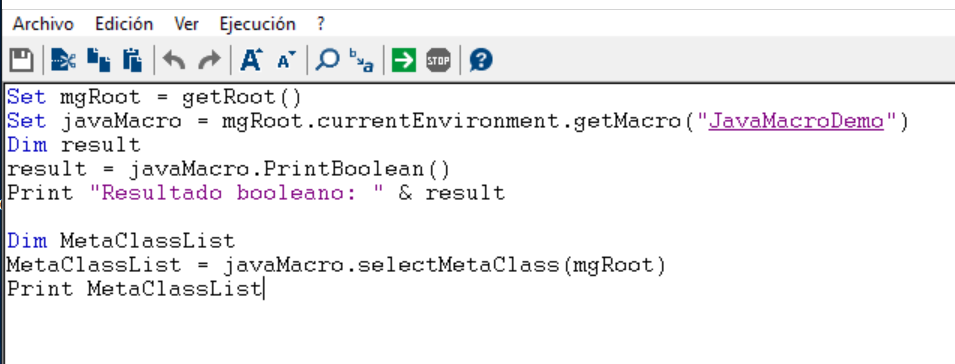 Cómo crear una Macro para Hopex utilizando Java