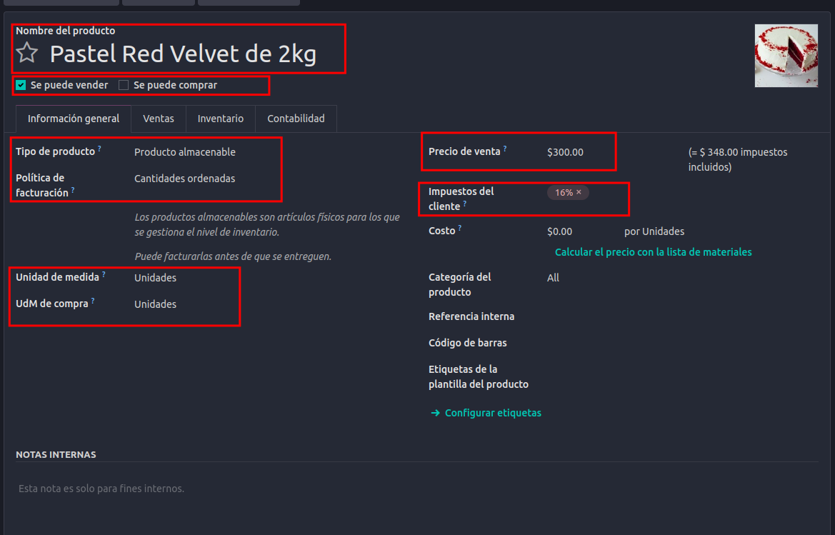 pastel odoo