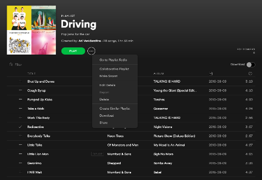 playlistview